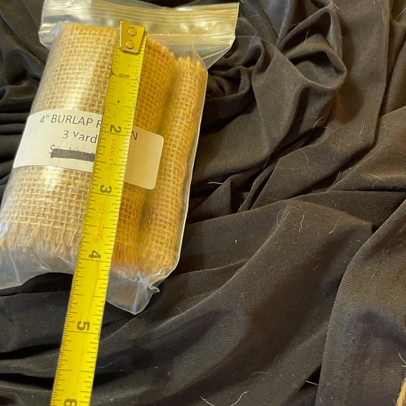 Burlap new for crafting live simply and plain 6 yd - Picture 4 of 5